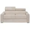 Image de Canapé convertible velours 4 places beige