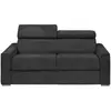Image de Canapé convertible velours 4 places gris