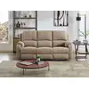 Image de Canapé relaxation microfibre 3 places taupe
