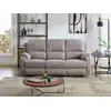 Image de Canapé relaxation microfibre 3 places gris clair
