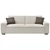 Image de Canapé convertible velours 3 places beige