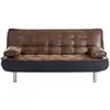 Image de Canap © convertible microfibre 3 places marron