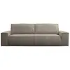 Image de Canapé convertible velours 4 places taupe