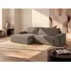 Image de Canapé d'angle velours 4 places taupe