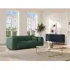 Image de Canapé convertible velours 3 places vert sapin