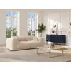 Image de Canapé convertible velours 3 places beige