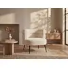 Image de Fauteuil droit polyester beige