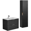 Image de Ensemble salle de bain mdf noir