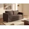 Image de Canapé convertible velours 3 places marron
