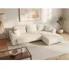 Image de Canapé d'angle polyester 4 places beige