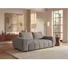 Image de Canap © fixe polyester 3 places gris