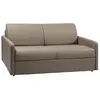 Image de Canapé convertible simili 3 places taupe}