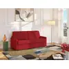 Image de Canapé convertible polyester 3 places rouge