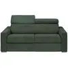 Image de Canapé convertible velours 3 places vert}