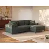 Image de Canapé d'angle polyester 4 places vert