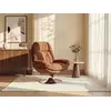 Image de Fauteuil droit polyester terracotta
