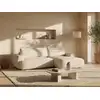 Image de Canapé d'angle polyester 4 places beige