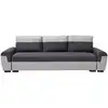 Image de Canapé convertible 3 places gris anthracite