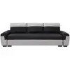 Image de Canapé convertible polyester 3 places noir