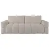 Image de Canap © convertible polyester 3 places beige