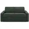 Image de Canapé convertible velours 3 places vert sapin}