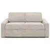 Image de Canapé convertible velours 3 places beige