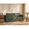 Image de Canapé convertible polyester 3 places vert sapin