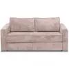Image de Canapé convertible velours 4 places rose