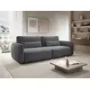 Image de Canapé convertible polyester 3 places gris