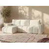 Image de Canapé d'angle polyester 5 places beige
