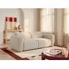 Image de Canapé fixe velours 3 places beige