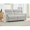 Image de Canapé relaxation polyester 3 places gris clair