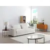 Image de Canapé convertible velours 3 places beige