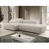 Image de Canapé d'angle velours 5 places beige