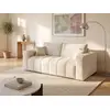Image de Canapé convertible polyester 3 places blanc cassé