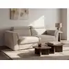 Image de Canapé convertible polyester 3 places beige