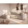 Image de Canapé d'angle polyester 5 places beige