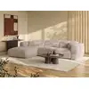 Image de Canapé d'angle velours 5 places beige