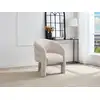 Image de Fauteuil droit polyester beige