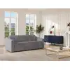 Image de Canapé convertible polyester 3 places gris