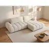 Image de Canapé d'angle polyester 5 places beige