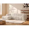 Image de Canapé d'angle polyester 4 places beige