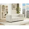 Image de Canapé fixe polyester 2 places blanc