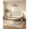 Image de Matelas classique polyester blanc 180 x 200 (super king size bed)