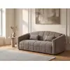 Image de Canapé convertible polyester 3 places taupe