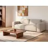 Image de Canapé convertible polyester 3 places beige