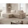Image de Canapé d'angle polyester 3 places beige