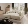 Image de Canapé fixe polyester 3 places beige