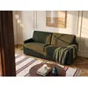 Image de Canapé convertible polyester 3 places vert sapin