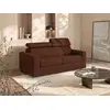 Image de Canapé convertible polyester 3 places terracotta